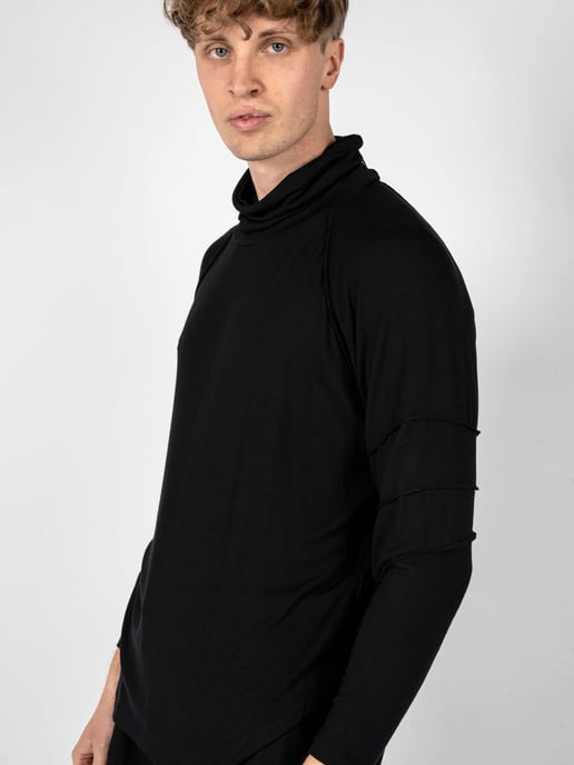 Jersey La Haine Inside Us LM039 Hombre Negro - Image 5