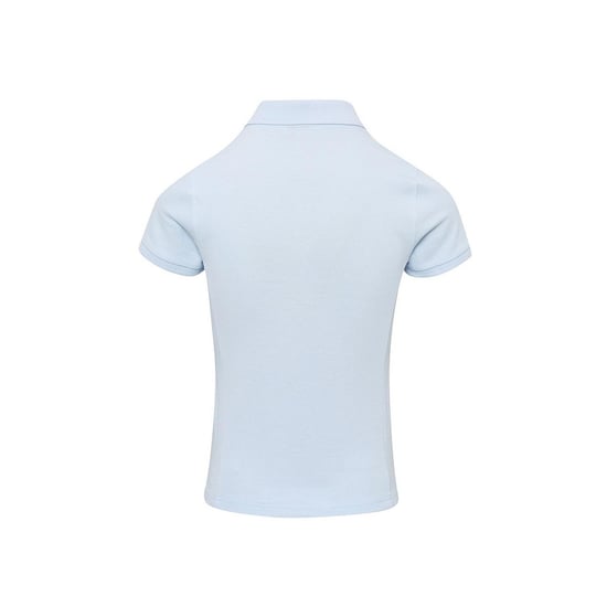 Premier Womens/Ladies Coolchecker Plus Polo Shirt (Light Blue) - Image 2