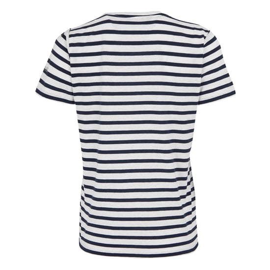 Regatta Womens/Ladies Bayletta Striped T-Shirt (White/Navy) - Image 2