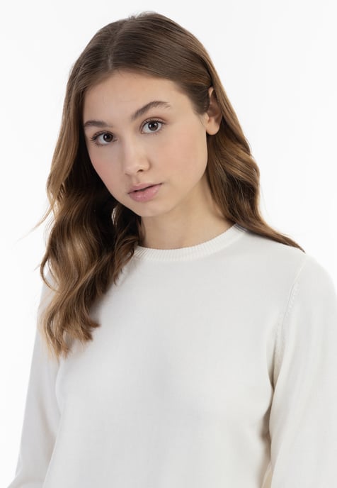 Mymo Knitted pullover women off-white - Image 5