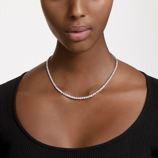 Swarovski 'Matrix' Women's Base Metal Necklace - Silver 5681796 - Image 4