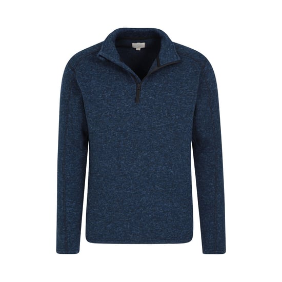 Mountain Warehouse Mens Idris II Half Zip Fleece Top (Navy)
