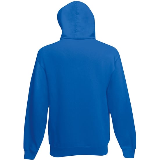 Fruit Of The Loom Mens Hooded Sweatshirt / Hoodie (Royal) - Image 3
