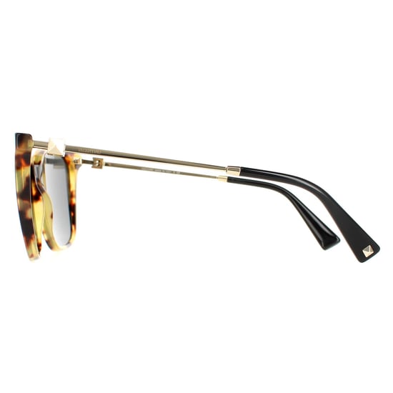 Valentino Square Womens Havana Smoke Grey VA4078