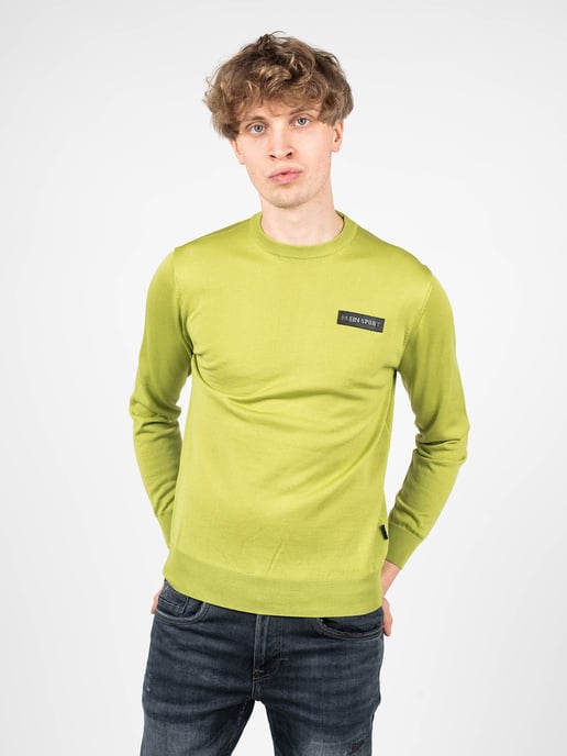 Plein Sport Suéter Merino del hombre verde - Image 3