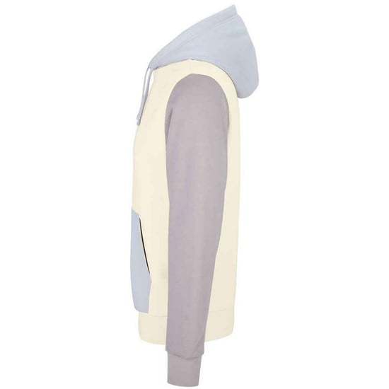 SOLS Unisex Adult Collins Contrast Organic Hoodie (Natural) - Image 2