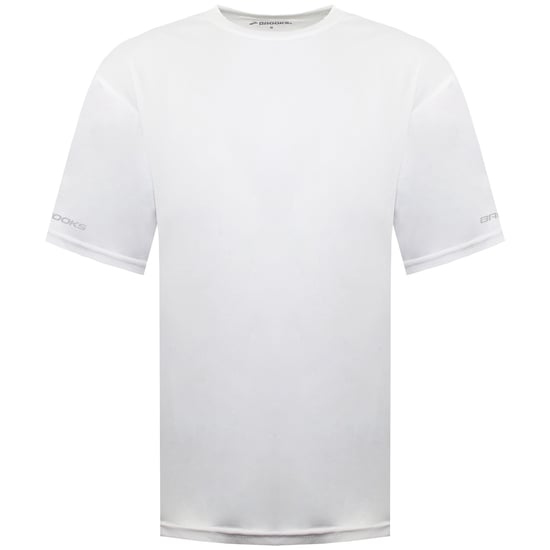 Brooks Stadium Mens White T-Shirt - Image 1