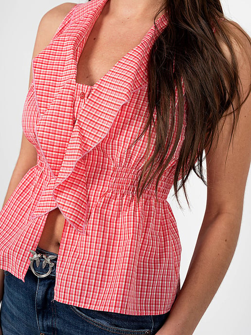 Pinko Blusa Apprezzato de mujer rojo, rosado - Image 5