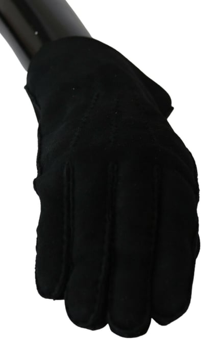 Guantes de piel negra para motociclista de hombre Dolce & Gabbana - Image 4