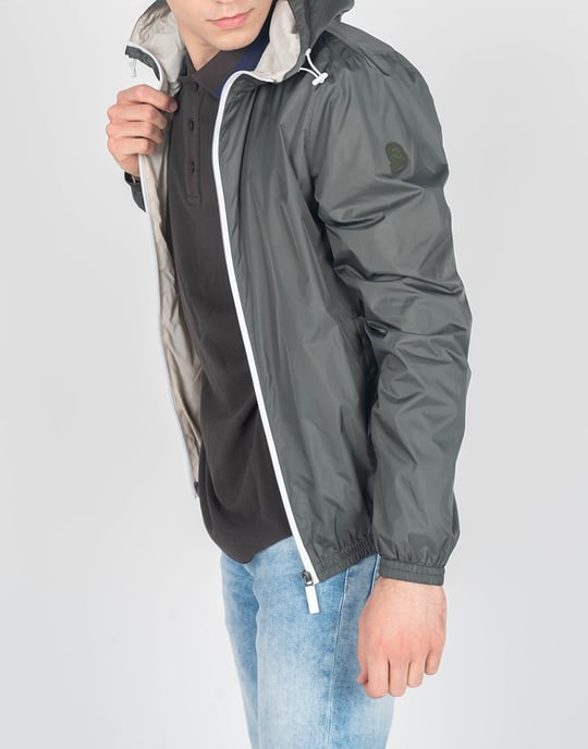 Invicta Chaqueta del hombre Blanco, Gris - Image 5