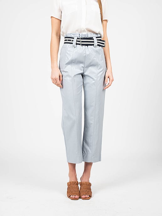 Pinko Pantalón Biella Mujer Azul - Image 6
