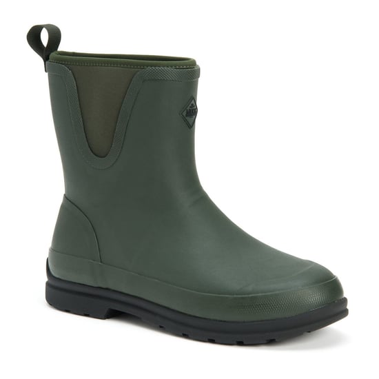 Muck Boots Originals Pull On Mid Rubber Moss Wellington Boots - Image 1