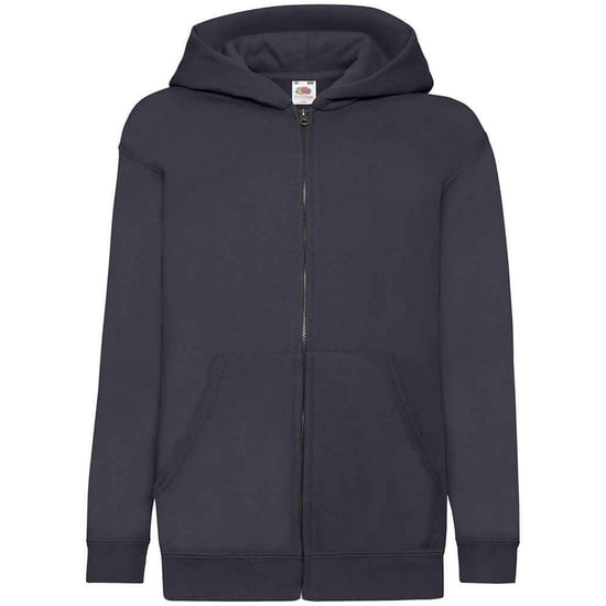 Fruit Of The Loom Childrens/Kids Hooded Sweatshirt (Deep Navy) - Image 1