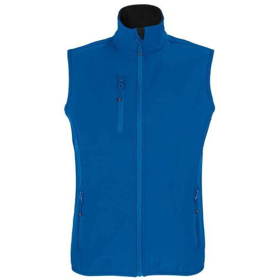 SOLS Womens/Ladies Falcon Softshell Recycled Body Warmer (Royal Blue) - Image 1
