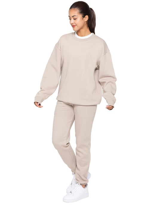 Enzo | Sudadera oversize para mujer - Avena - Image 4