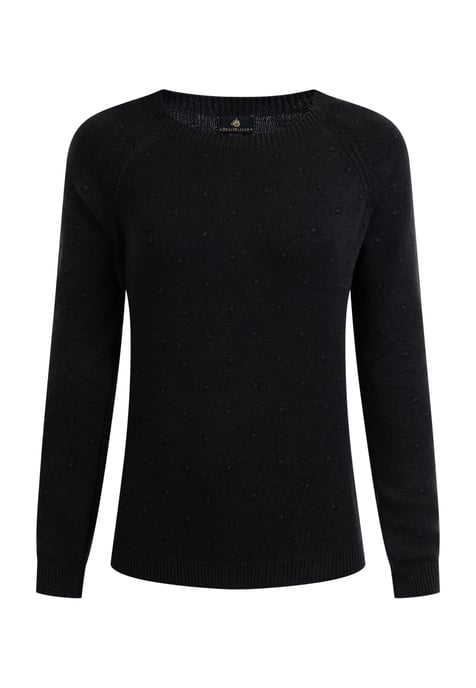 Dreimaster Knitted pullover women black - Image 1