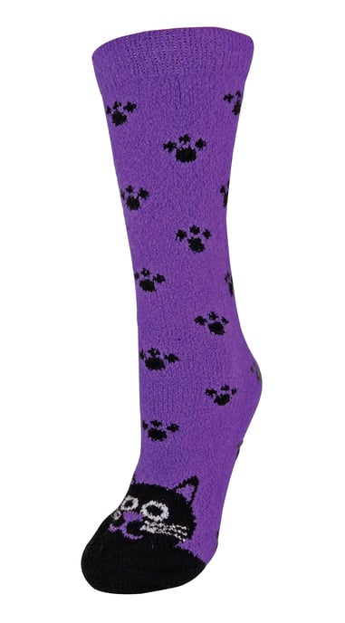 Calcetines antideslizantes para mujer con diseño de animales - Image 1