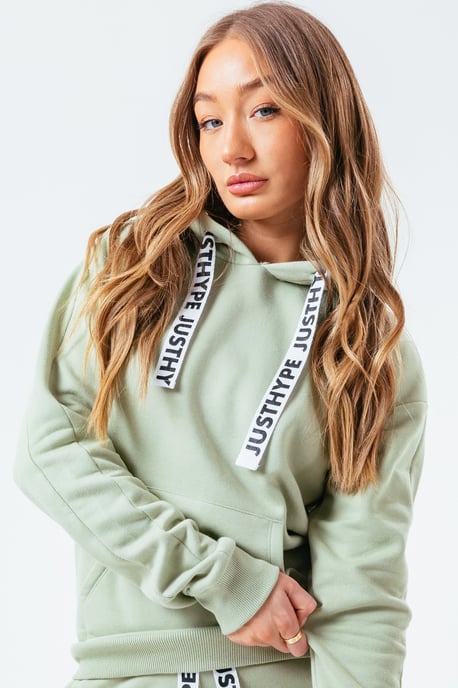 Hype Olive Women'S Oversized Hoodie