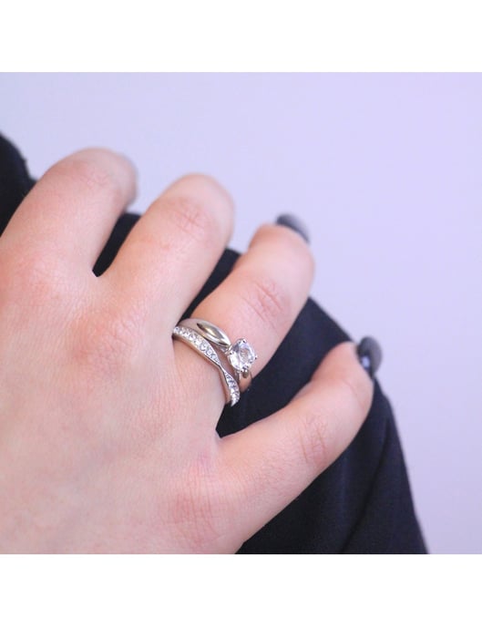 Anillo Prestige - Plata y Cristal - Image 2