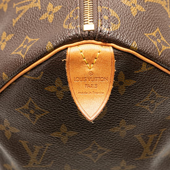 Vintage Louis Vuitton Monogram Speedy 35 Brown - Image 5