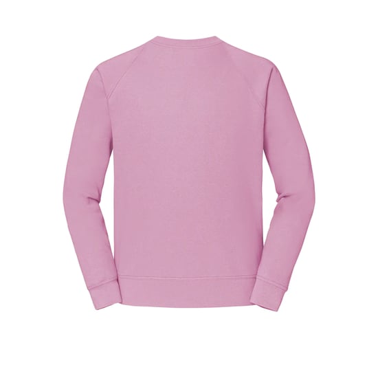 Fruit Of The Loom Mens Classic 80/20 Raglan Sweatshirt (Light Pink) - Image 2