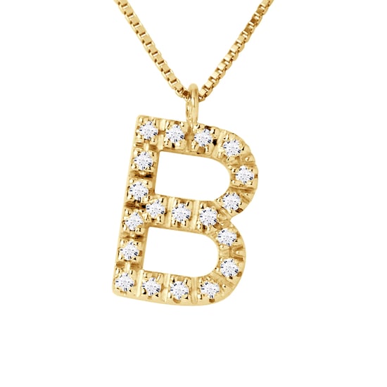 DIADEMA - Necklace with Diamonds - B - Yellow Gold - Chaine Véntienne