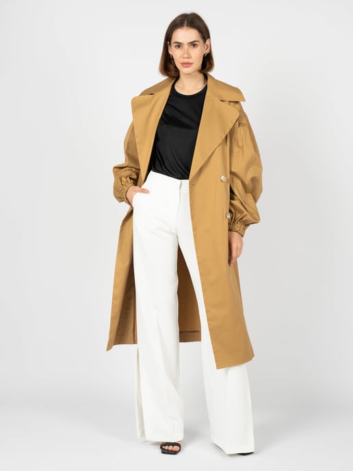 Silvian Heach Trench-coat Woman's Brown