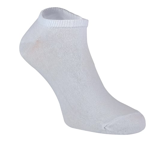 Sock Snob - 12 Pair Multipack Mens Quarter Trainer Socks - White - Image 2