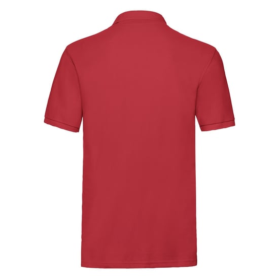 Fruit of the Loom Mens Premium Pique Polo Shirt (Red) - Image 2