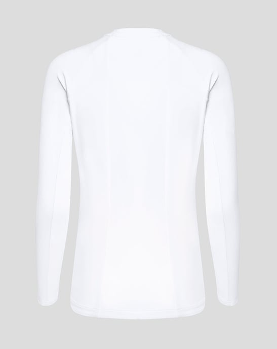 Womens Castore Long Sleeve Performance T-Shirt in Black/White