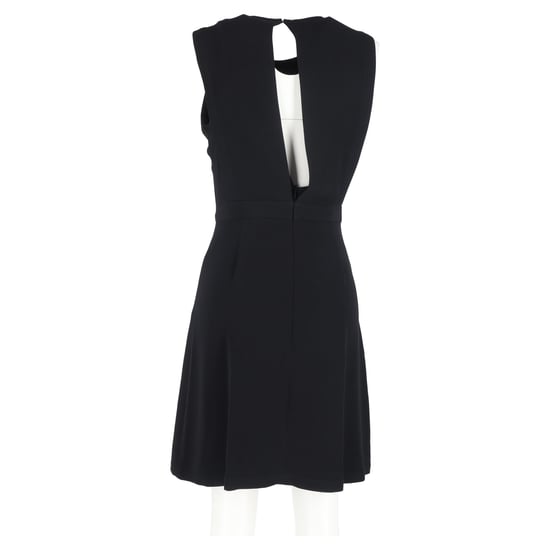 Theory Mini Dress in Black Wool - Image 6