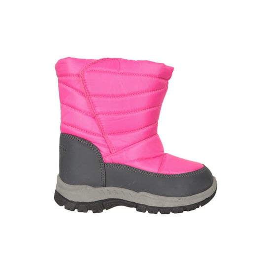 Mountain Warehouse Childrens/Kids Caribou Adaptive Snow Boots (Bright Pink)