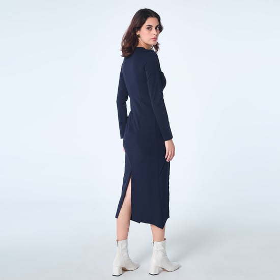 Asymmetric structural lines dress - Image 3