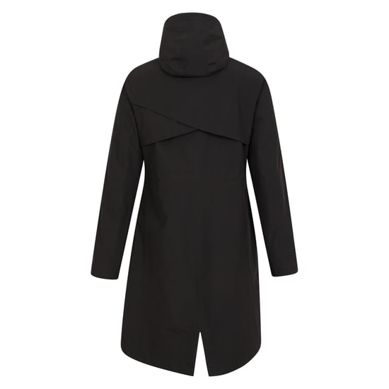 Mountain Warehouse Womens/Ladies Hilltop Extra Long Waterproof Jacket (Black) - Image 2