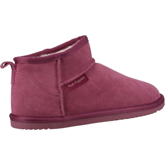 Hush Puppies Ashanti Suede Women's Pink Slippers - Image 2