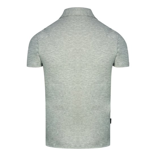 Aquascutum Check A Logo Grey Polo Shirt
