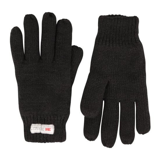 Mountain Warehouse Childrens/Kids Thinsulate Fleece Beanie & Gloves Set (Black) - Image 3