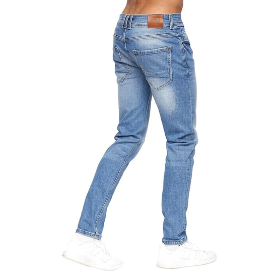 Crosshatch Mens Malcolm Slim Jeans (Light Wash) - Image 2