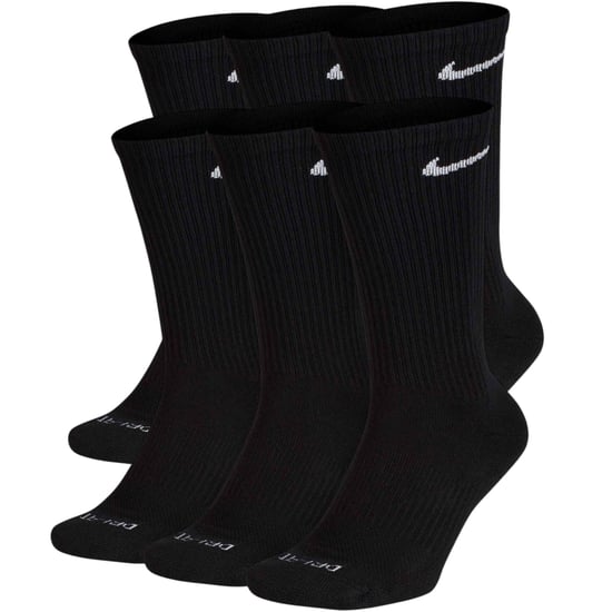 Nike Everyday Plus Cushioned Training Crew Socks (6 Pairs) Black