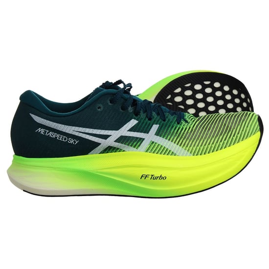 Asics MetaSpeed+ Zapatillas amarillas para hombre - Image 4