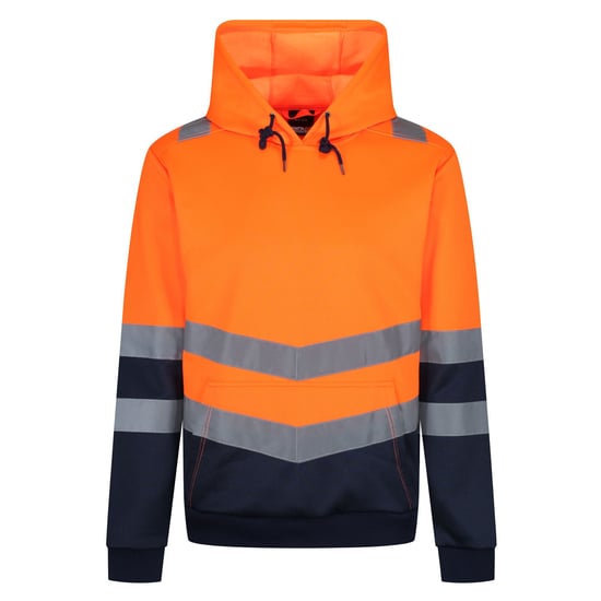 Regatta Mens Overhead High-Vis Hoodie (Orange)
