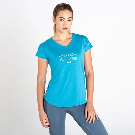 Dare 2B Womens/Ladies Moments II Barbell T-Shirt (Capri Blue)