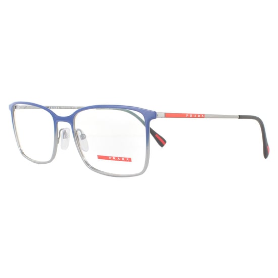 Prada Sport Rectangular Top Blue Gradient Gunmetal Mens Glasses Frames