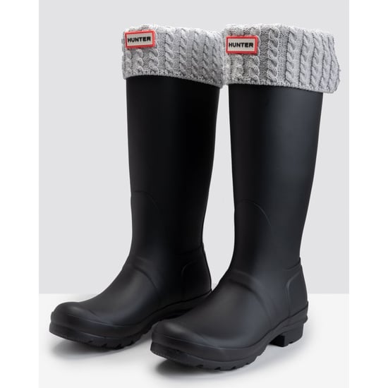 Hunter Recycled Mini Cable Tall Boot Sock