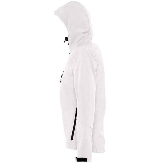 SOLS Womens/Ladies Replay Soft Shell Jacket (White) - Image 3