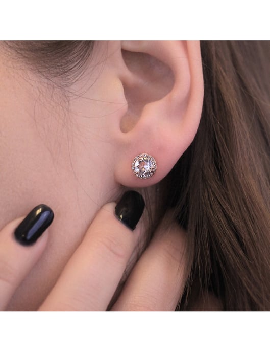Pendientes Sophia - Plata y Cristal - Image 2