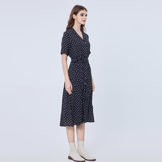 Retro print shirt-dress - Image 3
