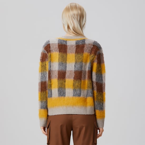 Check pattern cardigan - Image 5