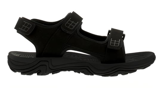 Rockstorm Mens Beach Sandals Trekking Ridge Touch Fastening black