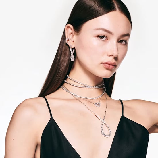 Swarovski 'Hyperbola' Women's Base Metal Necklace - Silver 5679438 - Image 6